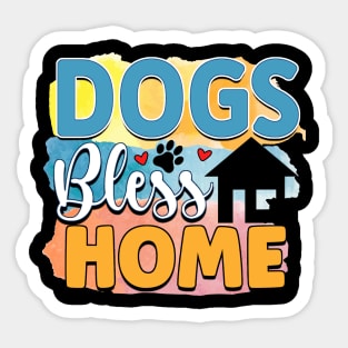 Pawsitively Hilarious: A Shirt for Dog Lovers Sticker